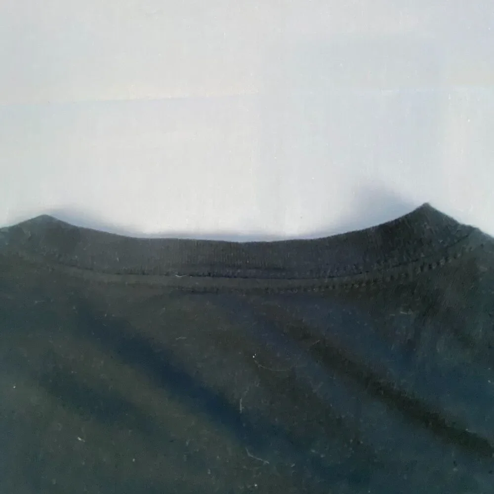 Tommy Hilfiger Mens T-Shirt Small S Black Short Sleeve Solid Crew Neck Cotton Te